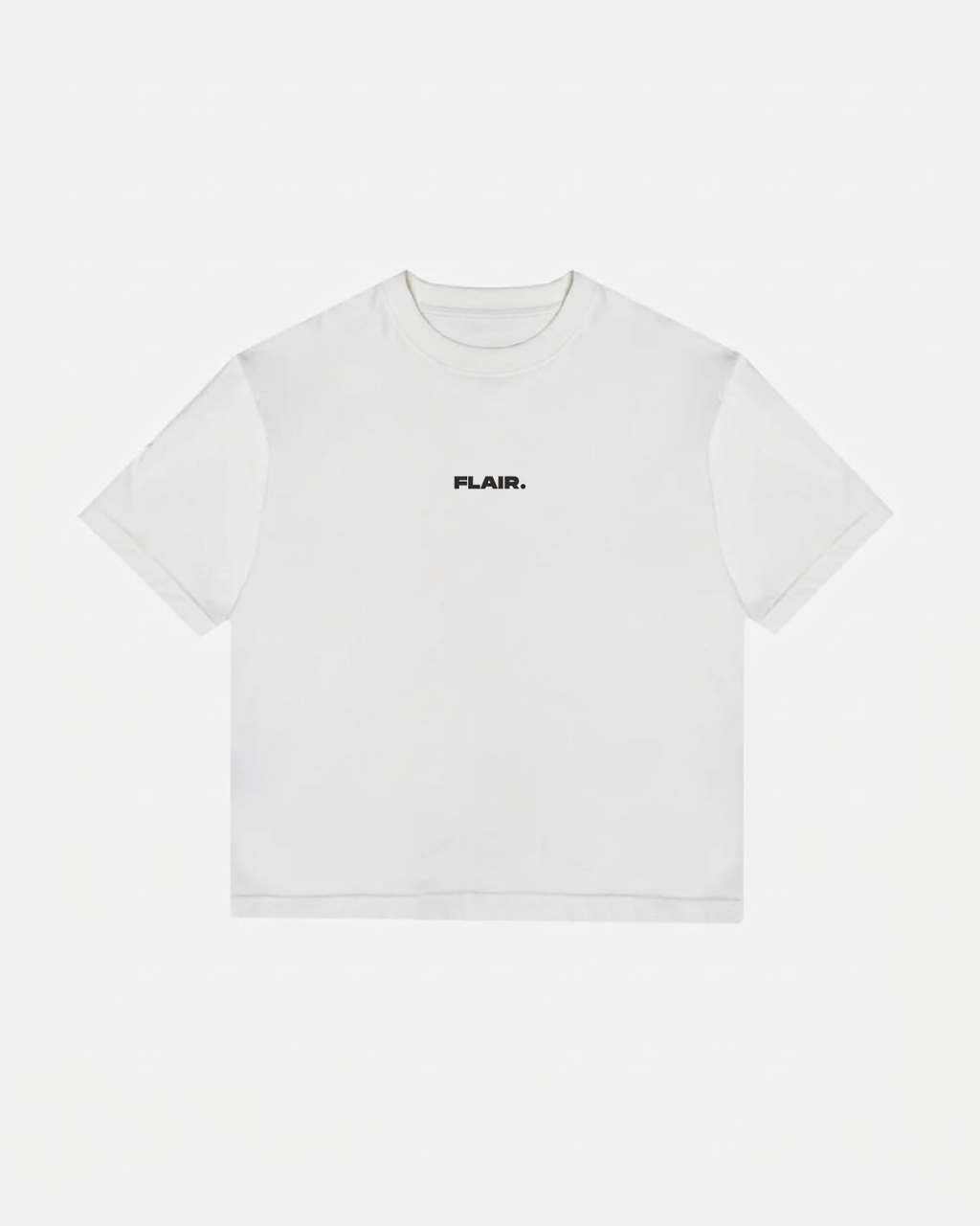 FLAIR "DEFINE YOUR FORM" Oversized Tee – White