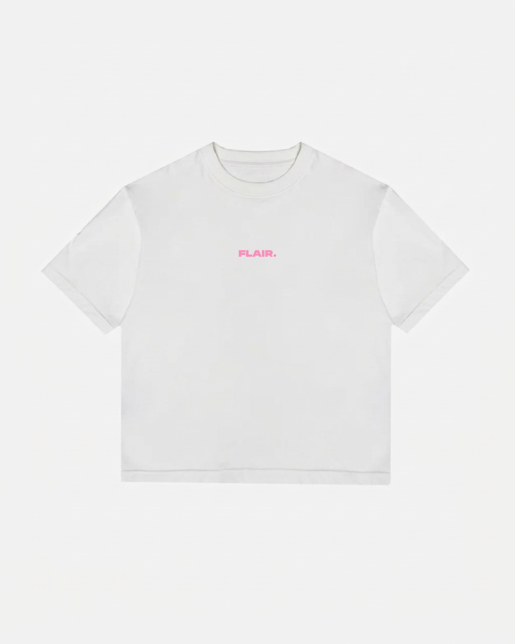 FLAIR "GRACE" Oversized Tee – White