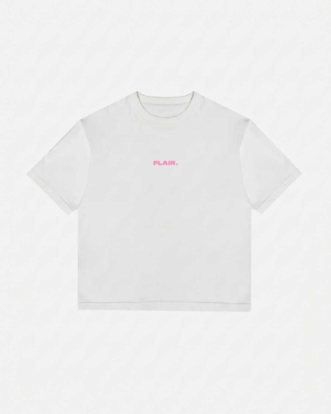 FLAIR "GRACE" Oversized Tee – White