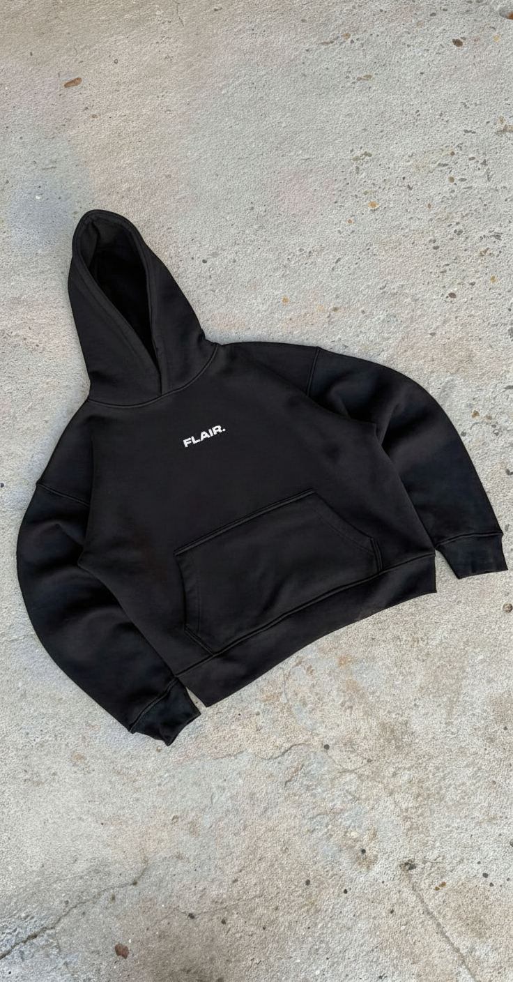 MONTU/ Black Hoodie