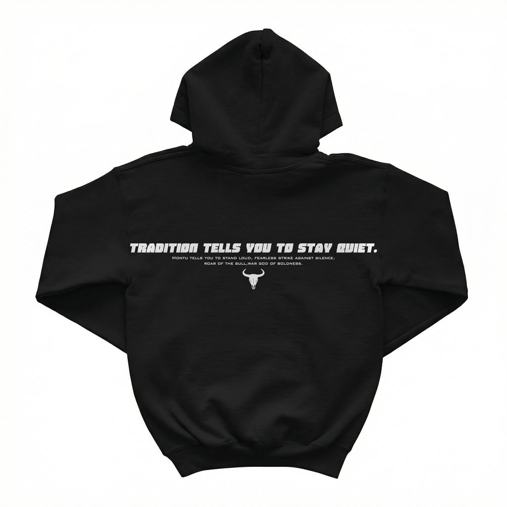MONTU/ Black Hoodie