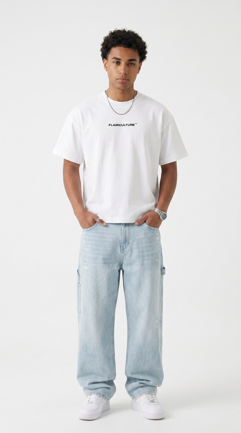 FLAIRCULTURE White Tee